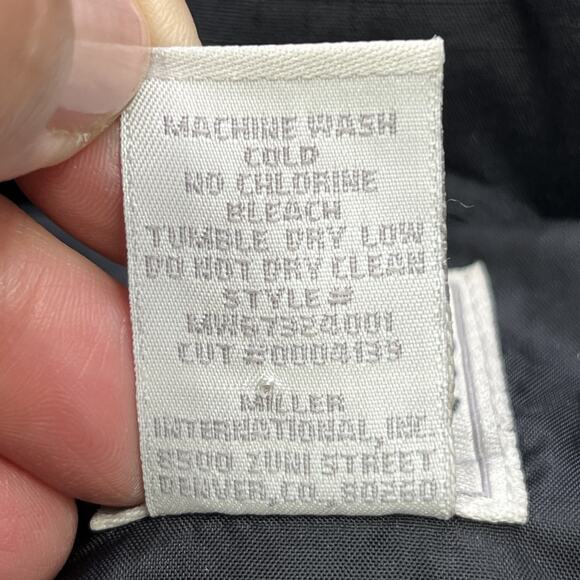 Cinch Down Filled Puffer Vest Black Men’s Medium Western Cowboy Full Zip - Picture 12 of 12